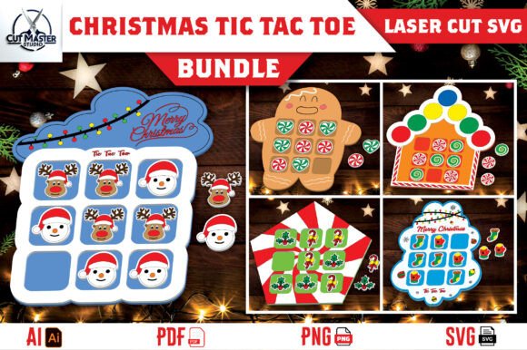 Christmas Tic Tac Toe Game SVG Bundle: A Designer's Review