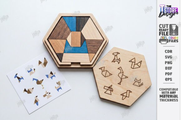Geometric Tangram Puzzle Laser Cutting Brand Review