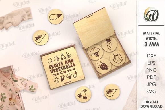Kids Memory Game Box: Laser Cutting & Boxes