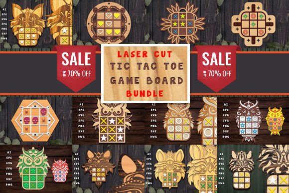 Laser Cut Tic Tac Toe Game Board: Wall Decor & Crafting Review