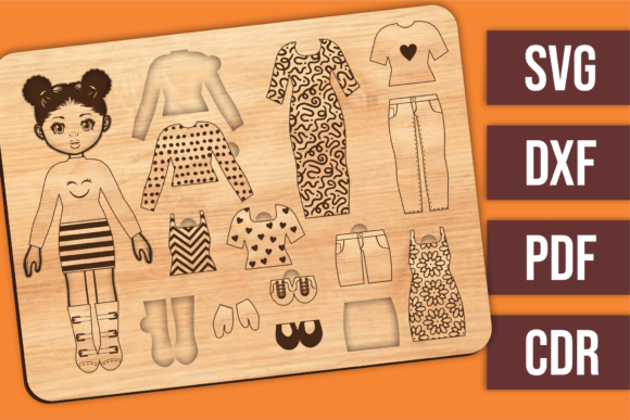Laser Cutting Puzzles: Dress Up Puzzle - Maya Review