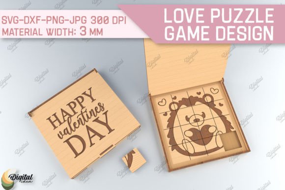 Laser Cutting Puzzles: Love Puzzle Game SVG Hedgehog Review
