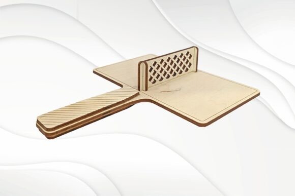Ping Pong Game for One, Design Laser Cut