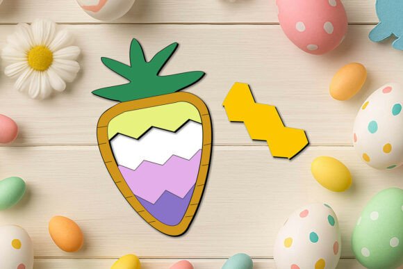 Puzzle Carrot Easter Kid Laser: Spring Amp Cutting
